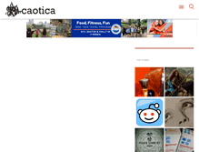Tablet Screenshot of caotica.com